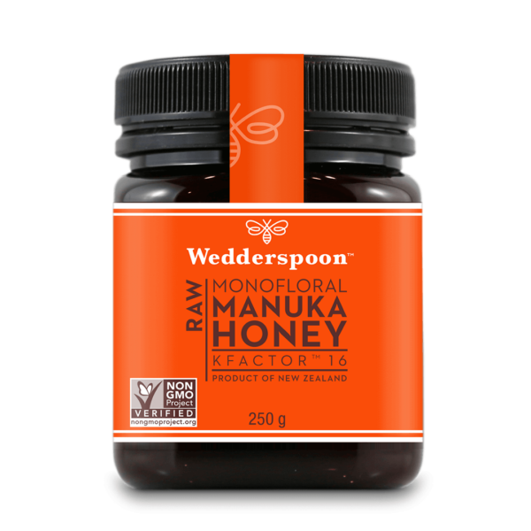 Wedderspoon KFactor™ 16 surovi Manuka med 250g