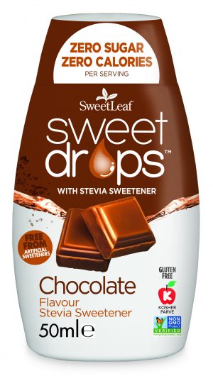 Naravno sladilo Sweetleaf SweetDrops stevia kapljice aroma čokolada