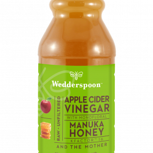 Wedderspoon jabolčni kis z manuka medom KFactor™ 16, 750 ml