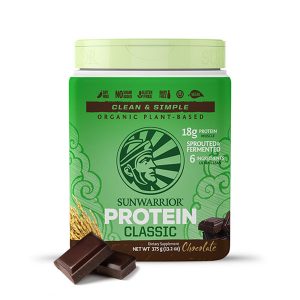 Sunwarrior Classic rastlinski proteini - Čokolada 375 g