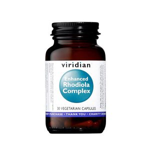 Obogaten Rhodiola kompleks Viridian, 30 kapsul