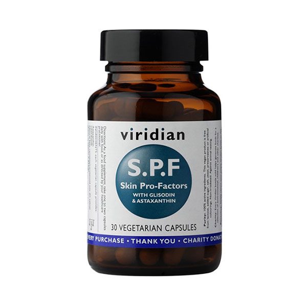 S.P.F. pro-faktorji s SOD in astaksantinom Virdian 30 kapsul