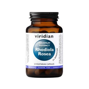 Standardiziran rožni koren - Rhodiola Viridian, 30 kapsul