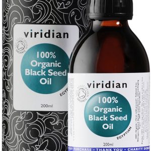 Ekološko olje črne kumine Viridian, 200 ml