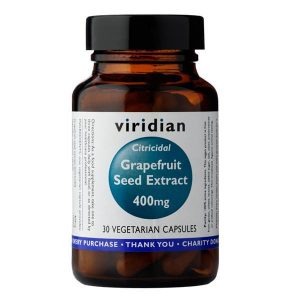 Izvleček grenivkinih pešk, 400 mg Viridian (30 kapsul)