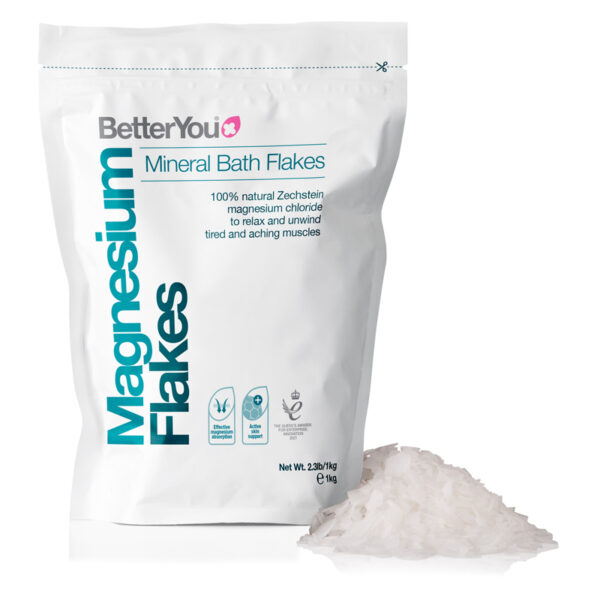 Magnezijev klorid v kosmičih za kopel BetterYou, 250 g/ 1 kg - Image 5