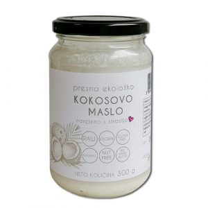 Presno ekološko kokosovo maslo Drobtinka