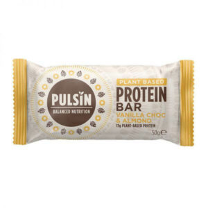 Proteinska tablica z vanilijo, mandlji in koščki čokolade Pulsin