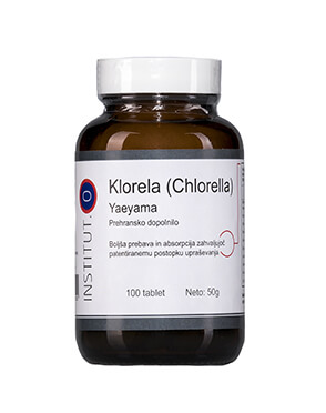 Klorela alga Yaeyama v tabletah - 100 tablet