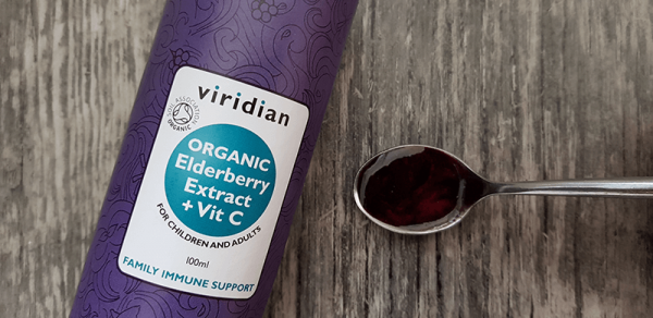 Ekološki izvleček črnega bezga z vitaminom C Viridian