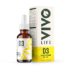 Vitamin D3 kapljice - Veganski D3 in K2 kompleks Vivo Life, 50 ml