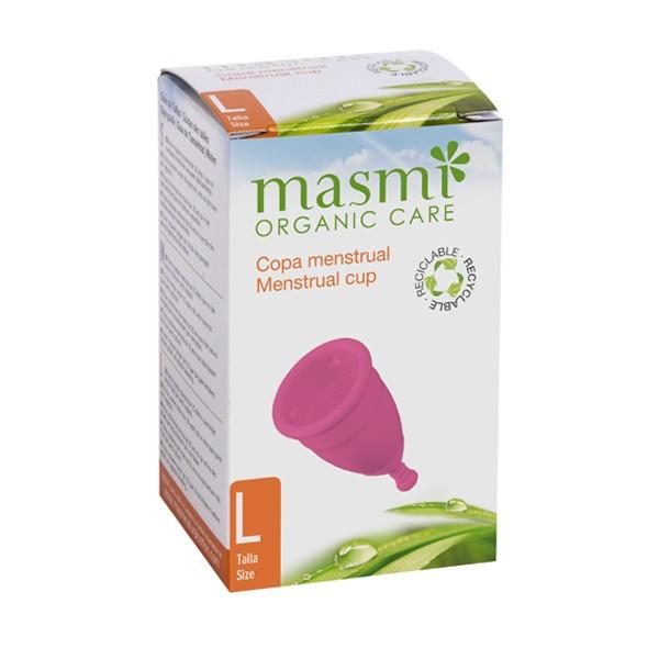 Menstrualna skodelica Masmi, velikost L - embalaža