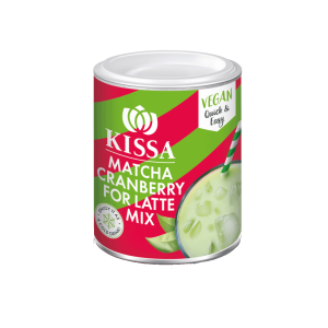 Kissa Matcha Latte Mix z okusom brusnice