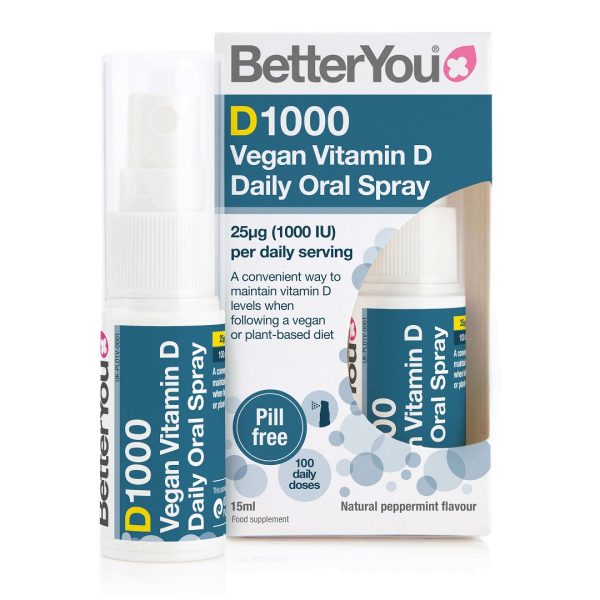 Vitamin D3 v spreju DLux 1000 Vegan BetterYou