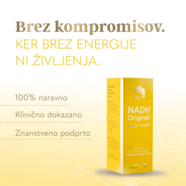 Eubioma NADH Original Instant Power - Stabiliziran NADH 20 mg, 30 pastil/60 pastil - slika 7