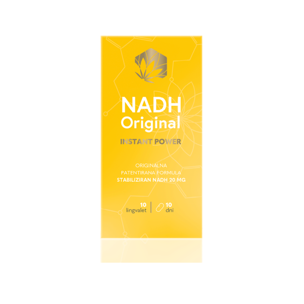 NADH Original Instant Power, stabiliziran NADH, 10 lingvalet