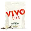 Veganska prehranska mešanica Vivo Life Whole - okus Vanilija, 1 kg