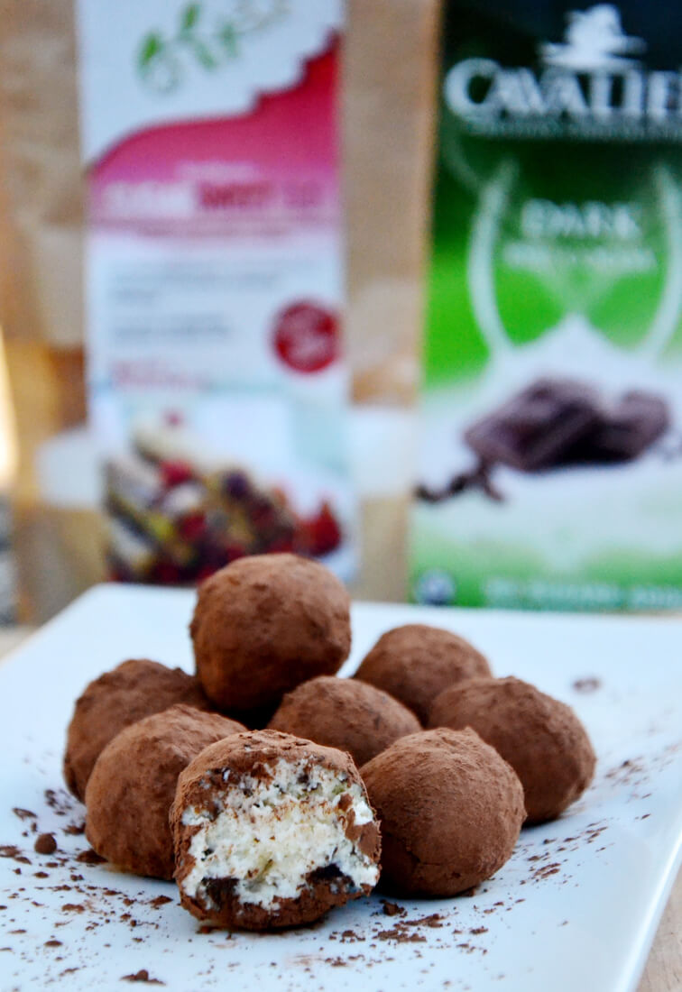 Mascarponejeve kroglice s koščki čokolade - nutriholis