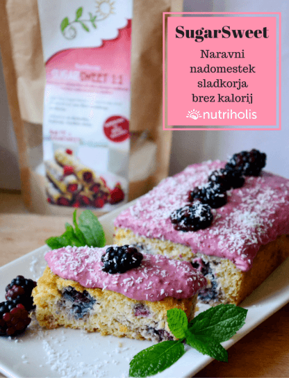 Sladko-kislo in sočno limonino pecivo z robidami