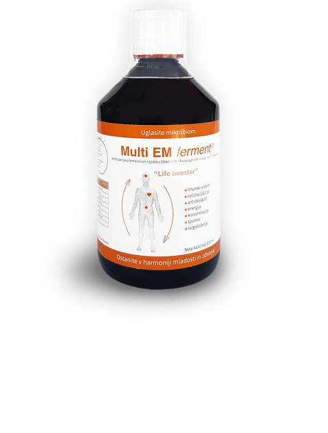 Multi EM ferment, napitek z efektivnimi mikroorganizmi, 500 ml