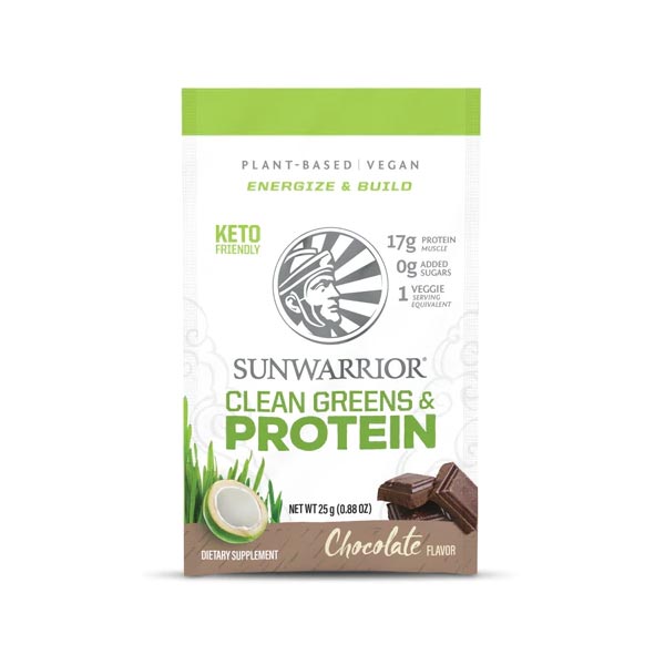 SunWarrior SunWarrior Clean Greens & Protein - čokolada, 25 g