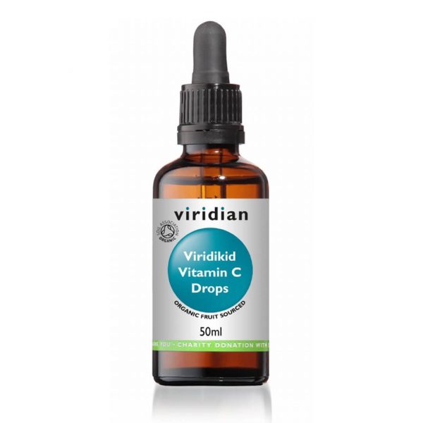Viridian Viridikid vitamin C, kapljice za otroke