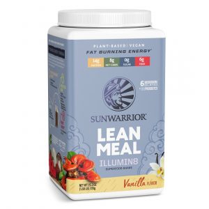 Sunwarrior Lean Meal Illumin8 mešanica za pripravo nadomestka obroka z okusom vanilije