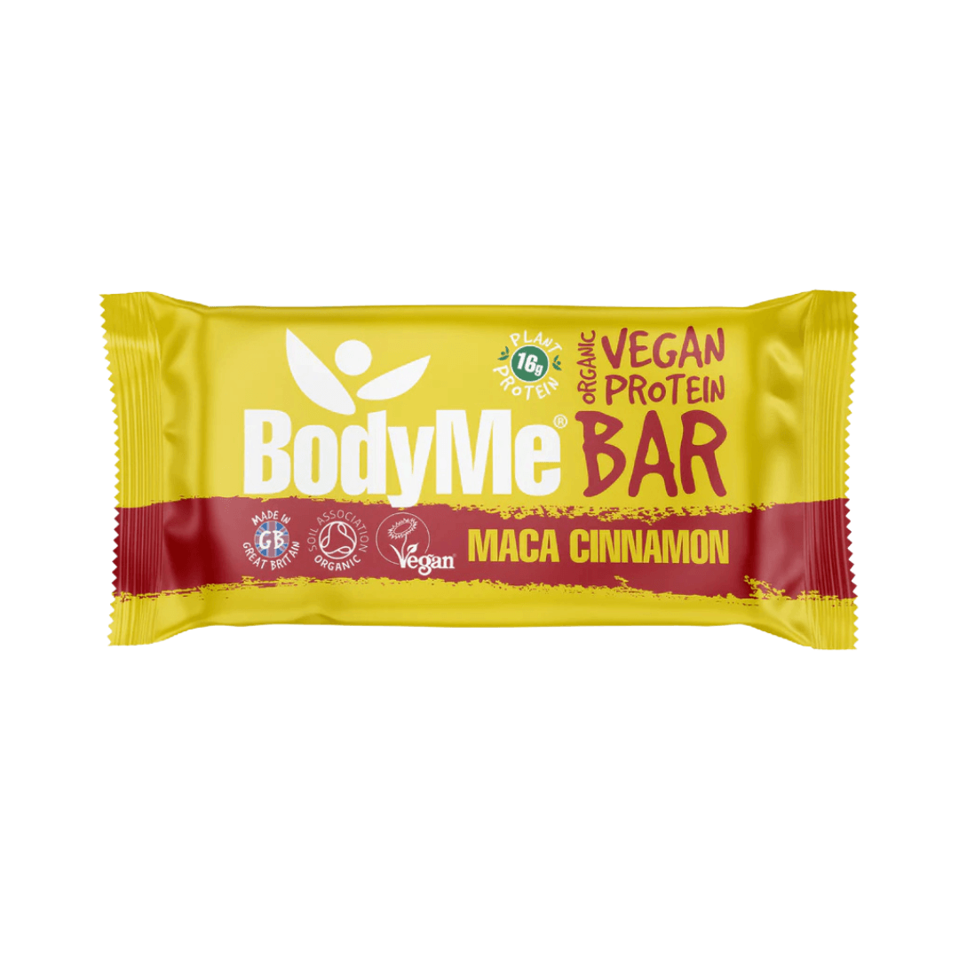 Bodyme proteinska ploščica maca cimet
