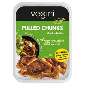 Vegini Pulled Chunks - Veganski koščki na osnovi grahovih beljakovin