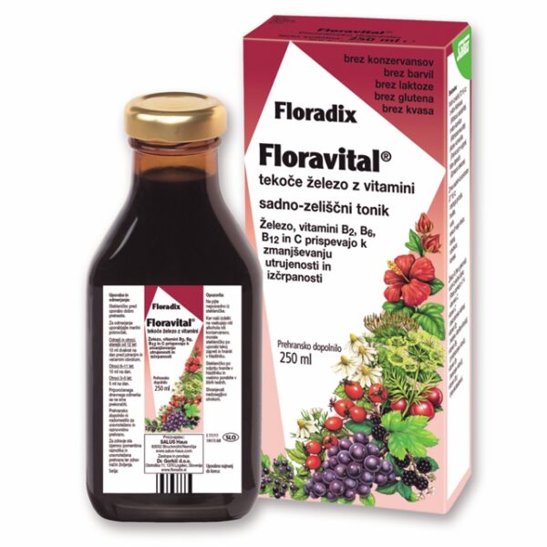 Floradix Floravital, tekoče železo z vitamini