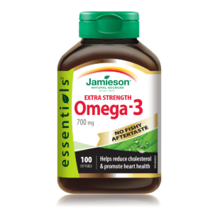 Jamieson Omega-3 EKSTRA MOČ brez priokusa po ribah