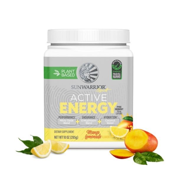 Sunwarrior Active Energy booster z okusom mango-limonada