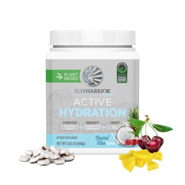 Sunwarrior Active Hydration z okusom tropskega sadja
