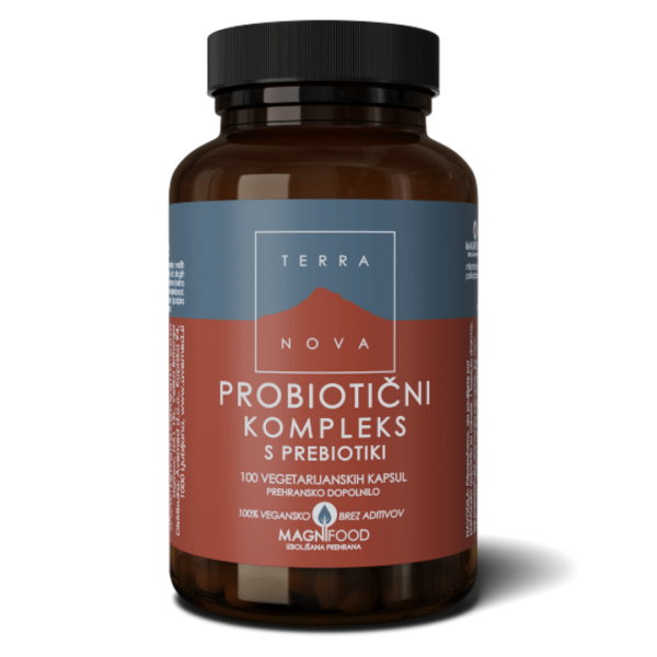 Terranova Probiotični kompleks s prebiotiki 100 kapsul