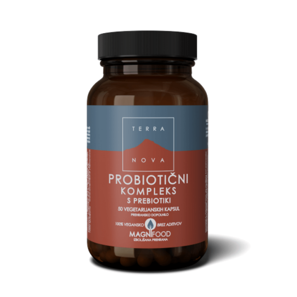 Terranova Probiotični kompleks s prebiotiki 50 kapsul