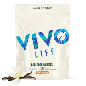Vivo Life Veganski kolagen gradniki - Vanilija in cimet, 950 g