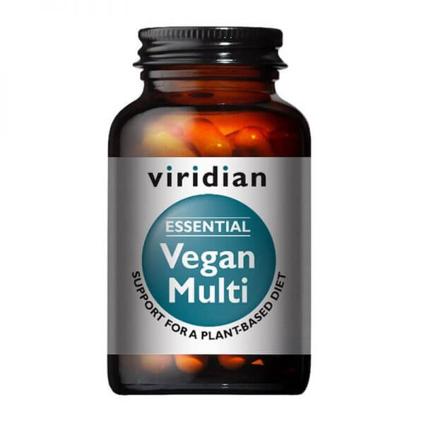 Viridian Esencialni veganski multivitamini, 30 kapsul
