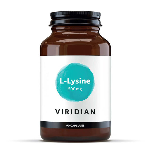 Viridian L-Lizin 500 mg 90 kapsul