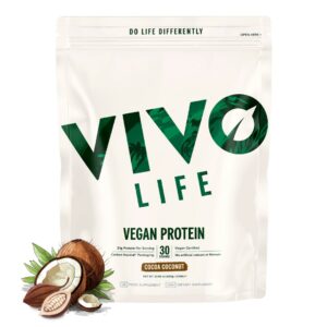 Veganski proteini Vivo Life - Kokos-kakav, 960g