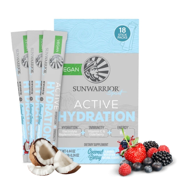 Sunwarrior Active Hydration – hidracijski napitek, okus kokos-jagodičevje