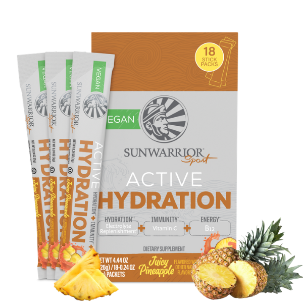 Sunwarrior Active Hydration – hidracijski napitek, okus ananas