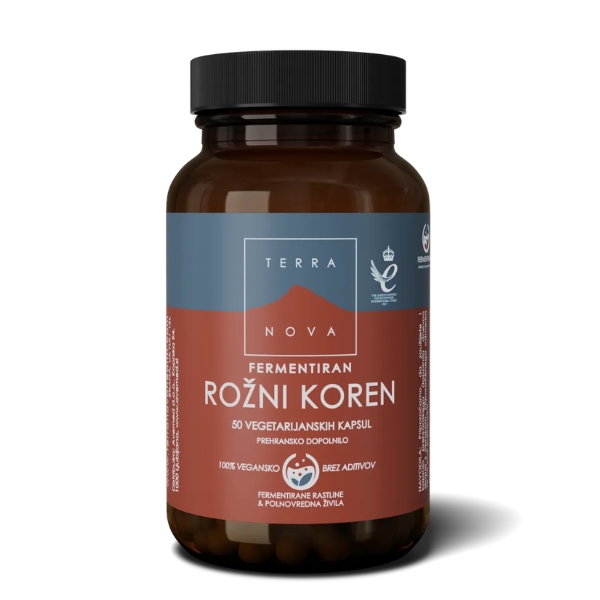 Terranova Fermentiran rožni koren - Rhodiola, 50 kapsul
