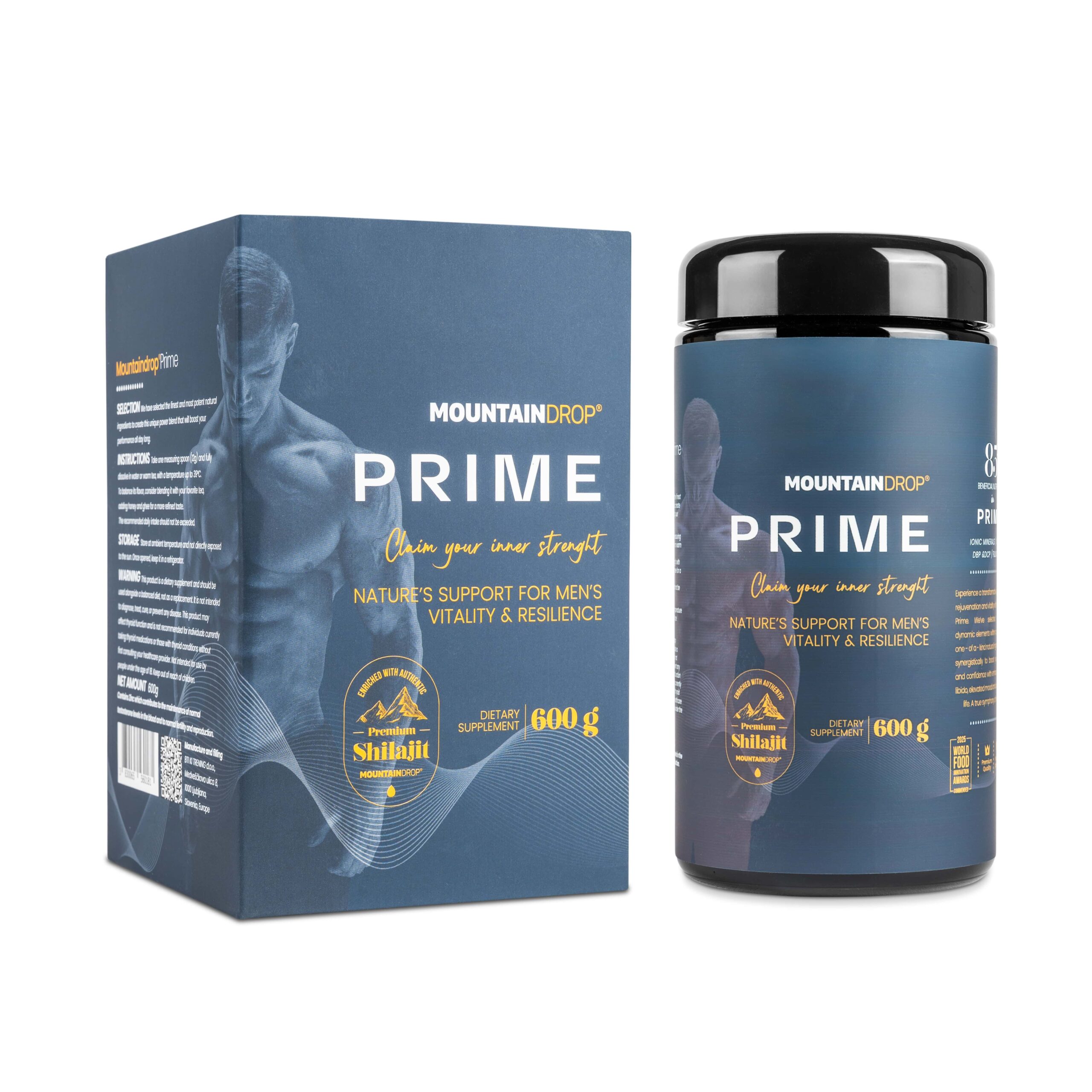 Mountaindrop Prime - naravni spodbujevalnik testosterona, 600 g - slika 3