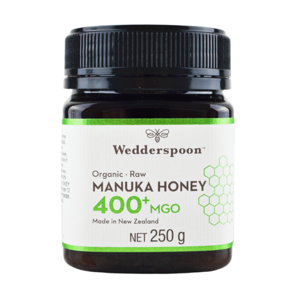 Wedderspoon surov in ekološki manuka med 400+ MGO 250 g