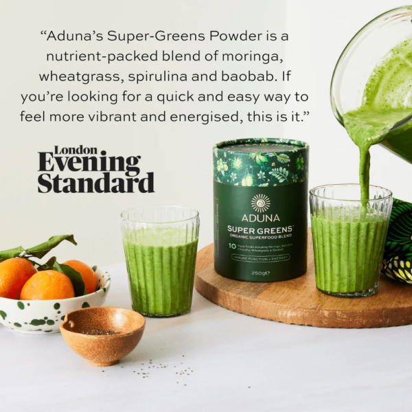 Aduna Mešanica superzelenja SUPER GREENS, ekološko, 250 g - Image 3