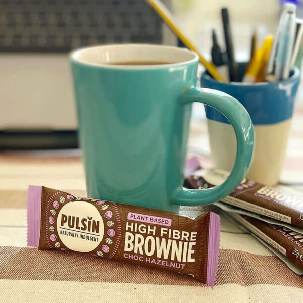 Pulsin Brownie tablica lešnik in čokolada, 35 g - Image 3