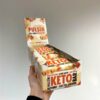 Pulsin Keto proteinska tablica z mandlji in slano karamelo, 50g - Image 2