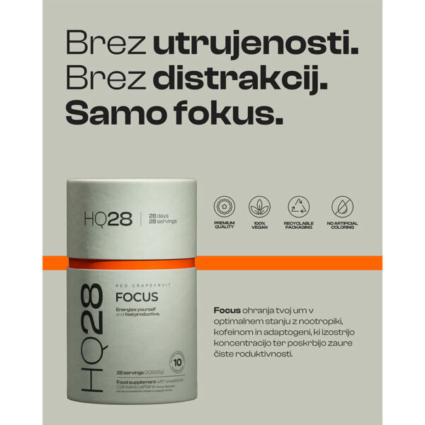 HQ28 Focus - več jasnosti in energije, 208 g - slika 3