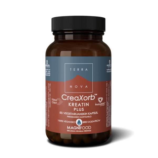 Terranova CreaXorb kreatin plus kompleks, 50 kapsul