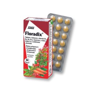 Floradix tablete z železom, 84 tablet